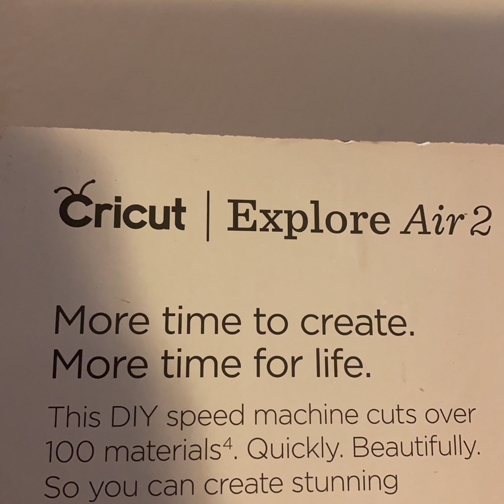 Cricut Explore Air 2 in the color Light Blue Brand New - Picture 7 of 9